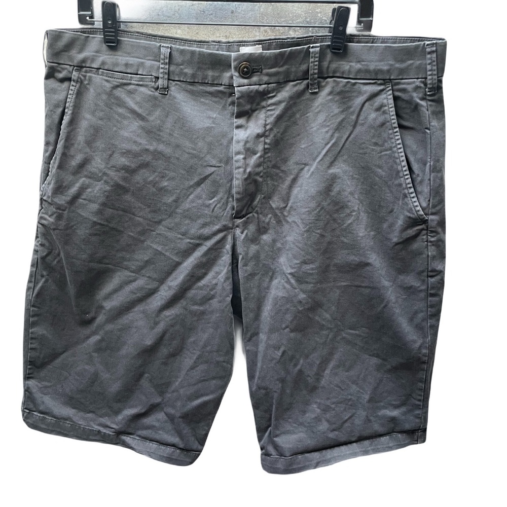 ❤️ GAP MENS  12” VINTAGE FLAT FRONT GREY SHORTS SIZE 36